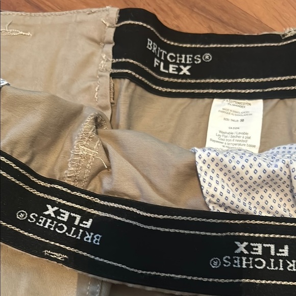 Tan Cargo Shorts with Relaxed Fit and Flat Front - Picture 12 of 13